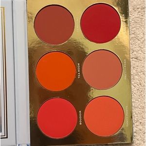 Jaclyn Cosmetics Rouge Romance blush palette - ONLY SWATCHED